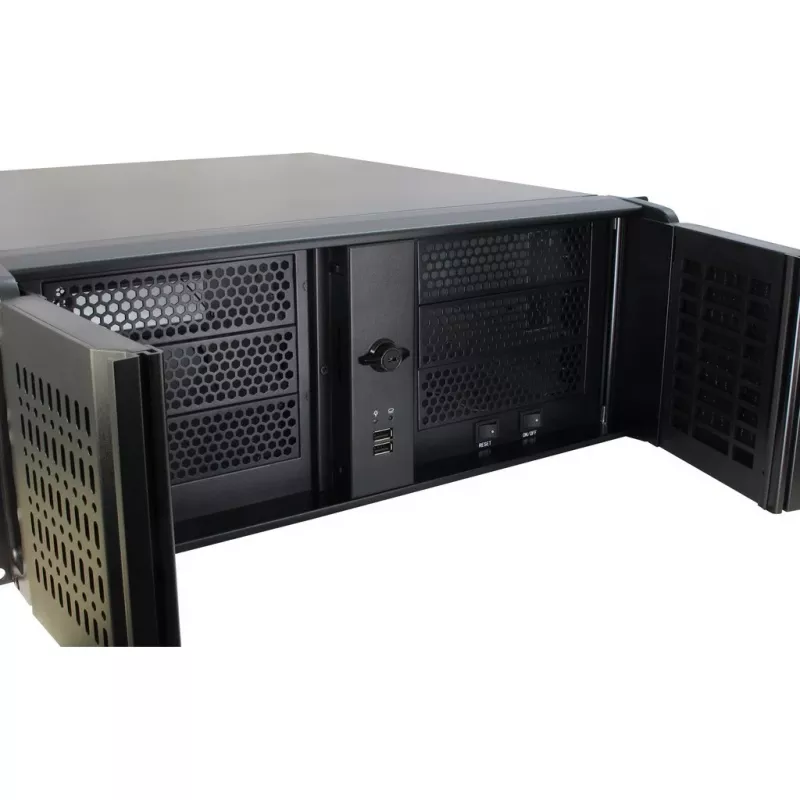 Case server Inter-Tech 4U-4098-S rack nero
