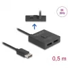 Delock - Ripartitore/commutatore video - 8K, bidirezionale - 2 x DisplayPort - desktop (18906)