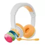 BuddyPhones School+ BP-SCHOOLP-YELLOW cuffie per bambini, 3+, 85 dB, gialle