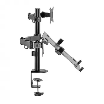 Supporto a parete per monitor SBOX LCD-LM01-2 per schermi 13–27 pollici, carico max. 12 kg, VESA 100x100