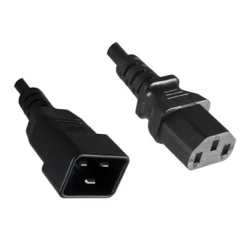 Microconnect PE030610 cavo di alimentazione nero 1 m connettore femmina C13 connettore femmina C20