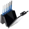 Set cacciaspine 316 D, 6 pezzi (blu, in custodia metallica pieghevole)