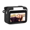 Custodia protettiva in silicone Puluz per Insta360 GO 3 con copriobiettivo integrato