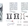 Kit raffreddamento a liquido Cooler Master MasterLiquid 240L Core ARGB bianco — radiatore 240 mm, ventola 120 mm, supporta LGA1700/AM5/AM4 e socket precedenti