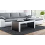 Tavolino Cama TESS120 CZ/BI / tavolino laterale / tavolino angolare tavolino forma rettangolare 2 gamba/e