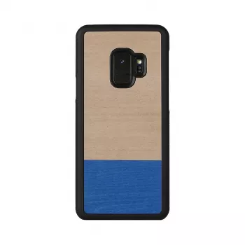 Custodia per smartphone man and wood per Samsung Galaxy S9 – nero piccione, cover posteriore rigida protettiva