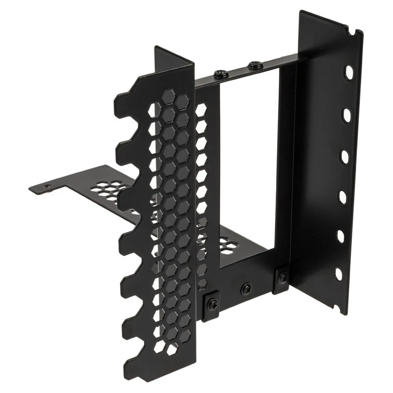 CableMod CM-VPB-2DK-R supporto verticale per scheda video con cavo riser PCIe x16, 2x DisplayPort, nero