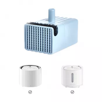 Pompa dell'acqua PETKIT P4113 UVC blu – pompa dell'acqua senza fili PETKIT con sterilizzazione UVC