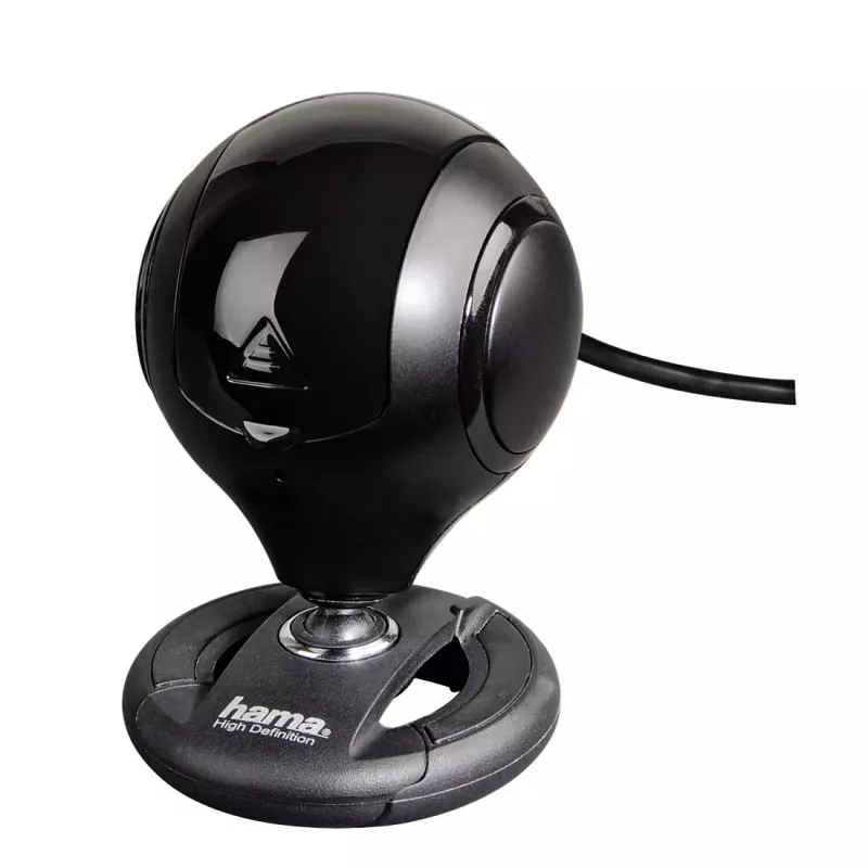 Hama 00053950 Spy Protect HD webcam, 1,3 MP, 1280 x 720, 30 fps, microfono integrato, USB 2.0, nera