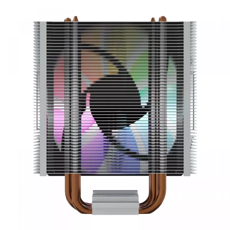 Dissipatore ad aria per CPU SAVIO SAVGCOVORTEXX2ARGB con 4 heatpipe, ventola ARGB 120 mm, nero