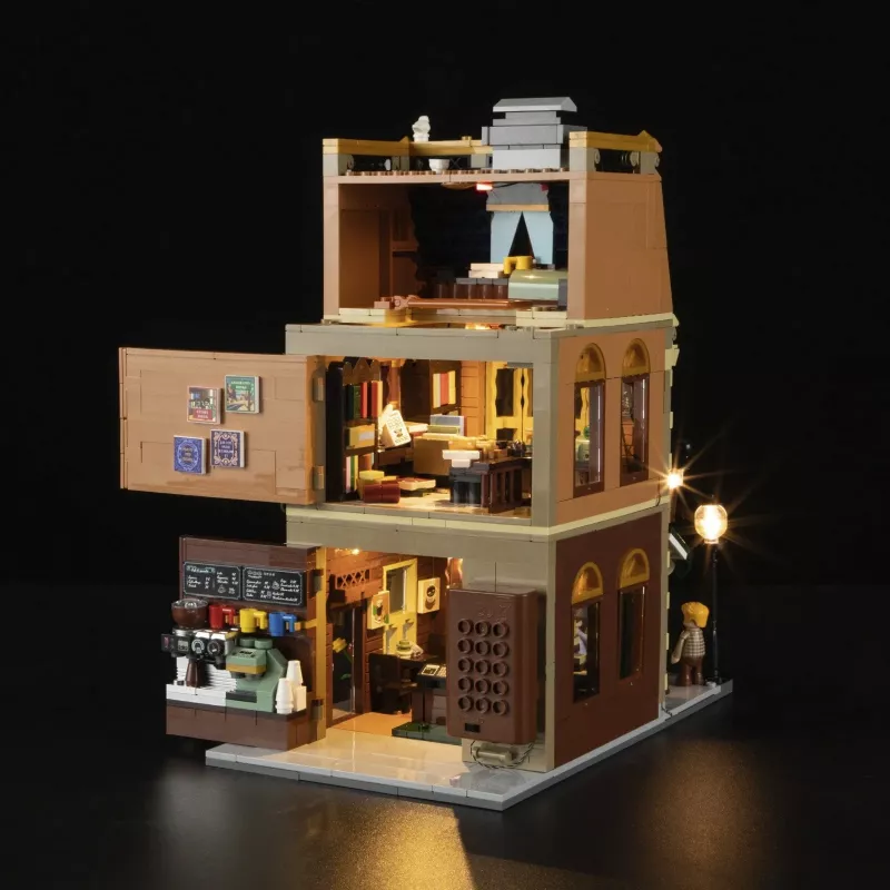 Lumibricks Buch-Café, giocattolo da costruzione