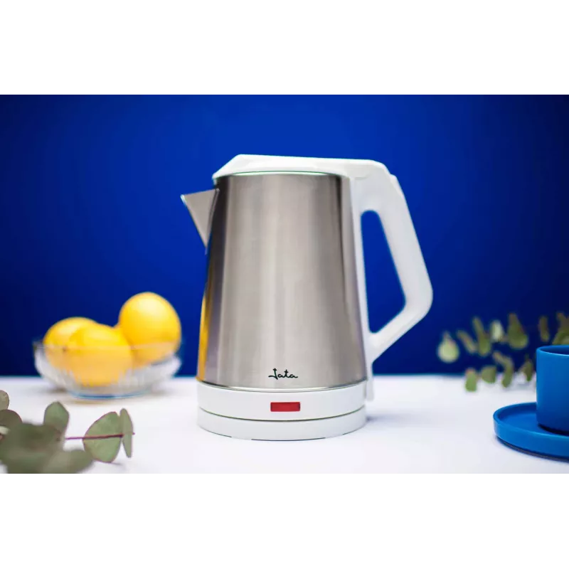 Jata JEHA1723 bollitore elettrico, 2 l, 1500 W, acciaio inox, bianco