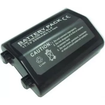 Batteria ricaricabile per fotocamera Extra Digital EN-EL4 ad alta capacità per fotocamere digitali Nikon