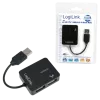Hub USB LOGILINK UA0139 – 4 porte USB 2.0, 480 Mbit/s, nero