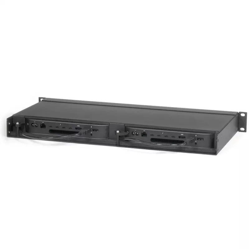 Set di supporti Sonnet RackMac mini 1U nero