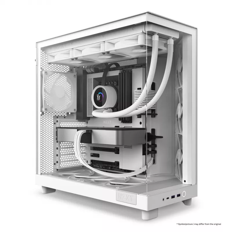 NZXT H6 Flow Case Mid-Tower - bianco