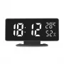Sveglia digitale LED GreenBlue GB395 con indicazione della temperatura