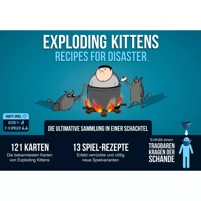 Exploding Kittens - Recipes for Disaster, gioco di carte