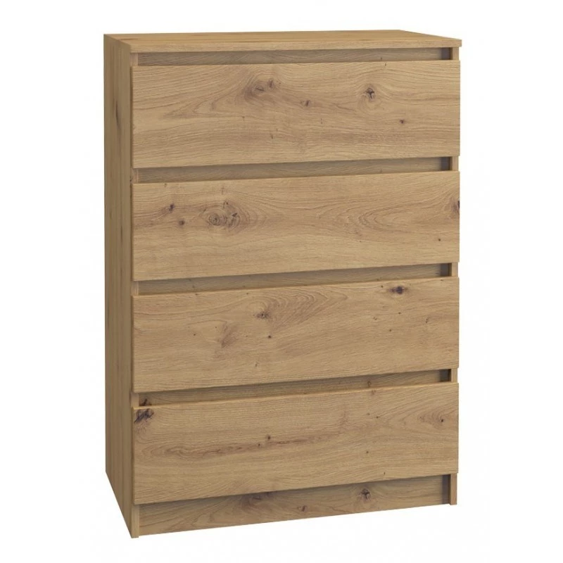 Cassettiera top e shop M4 ARTISAN – 4 cassetti, rovere, 700×400×970 mm, truciolare