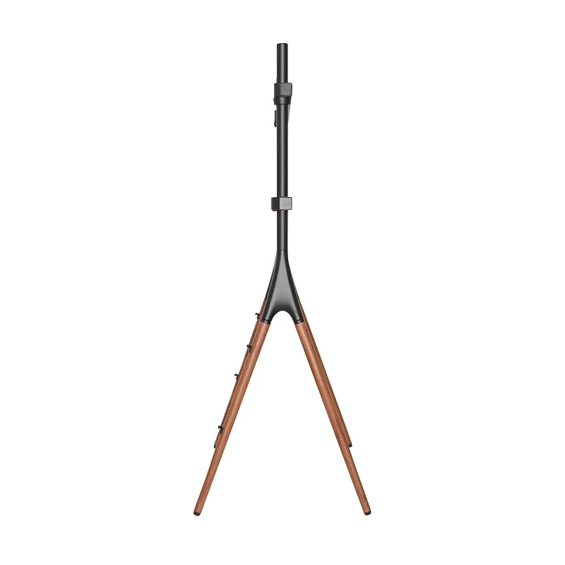 LogiLink BP0078 supporto TV da pavimento, 49-70 pollici, 4 gambe in legno di noce, 40 kg, nero