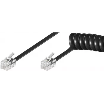 Cavo telefonico Microconnect MPK10200 RJ-10 RJ-10 2 m nero