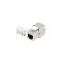 Modulo keystone Lanberg KSF7-2000 piatto acciaio inox