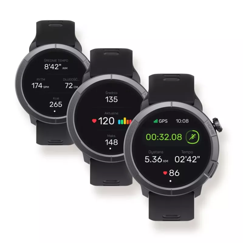 Orologio da polso Stelio STSWA102BT Activ Pro GPS 46 mm cassa in titanio nero