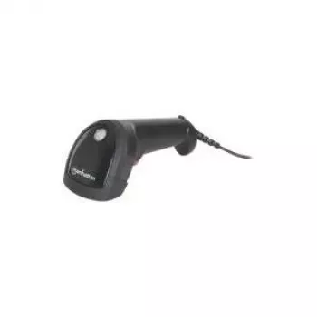Manhattan Scanner di codici a barre portatile CCD lineare, USB, profondità di scansione 500 mm, classificazione IP54, lunghezza cavo 1,5 m, luce ambientale max 100.000 lux (luce solare), nero, tre anni di garanzia