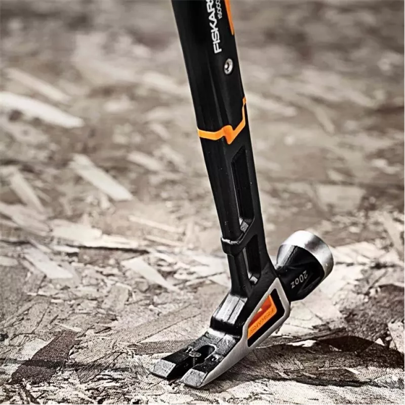 Fiskars 1020214 martello a penna nero, metallico, arancione