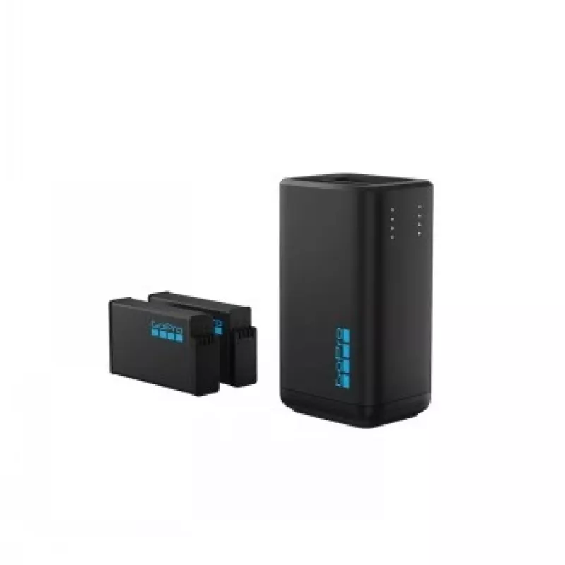 Caricabatterie per action camera GoPro MAX2 Dual Battery Charger con 2 batterie