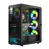 Case LOGIC CONCEPT Portos ARGB ATX Mid-Tower, nero
