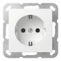 Presa SCHUKO Gira System 55 bianco puro modello 418827