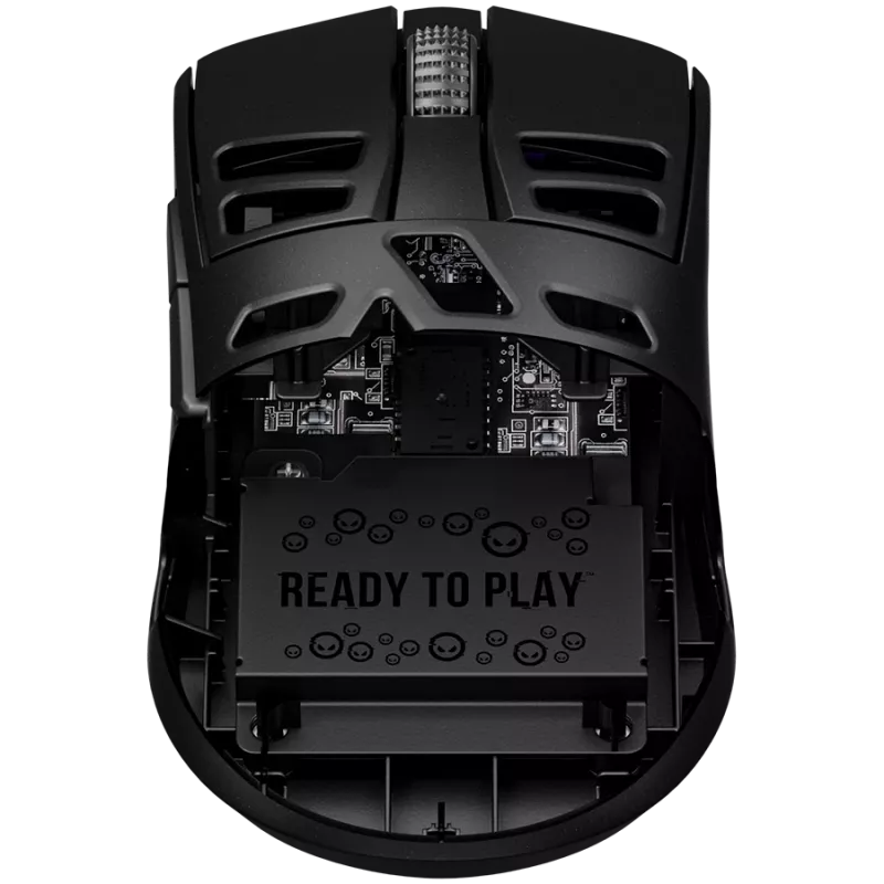 LORGAR MSE90W, lega di magnesio mouse da gaming wireless Elite, nero