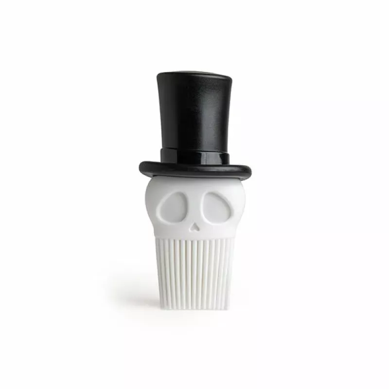 Ototo Design Skull Brush pennello da cucina in silicone