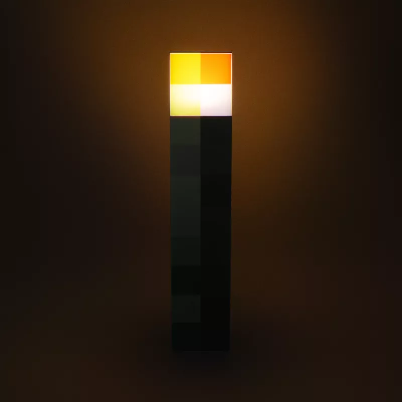 Lampada da tavolo Paladone Torch Light PP9202MCFV3 design Minecraft a batteria