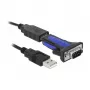 Cavo seriale DeLOCK 66280 USB Type-A DB-9 0,8 m nero