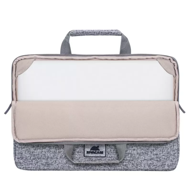 Rivacase Anvik 7913 Custodia per laptop da 13,3 pollici, grigio chiaro
