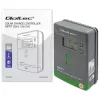 Qoltec, Regolatore di carica solare MPPT con sensore di temperatura 20A 12V/24V display LCD 2 X USB