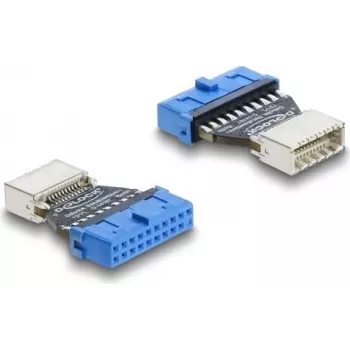 Adattatore DELOCK USB 5 Gbps header a 20 pin (connettore femmina a pettine) a USB-B 5Gbps