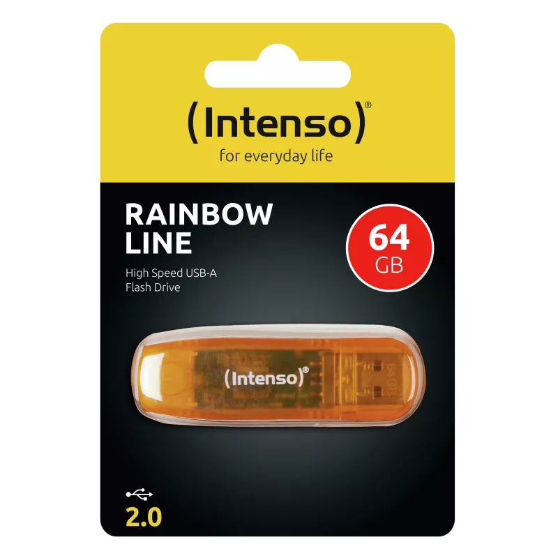 Chiavetta USB Intenso 64 GB USB Type-A 2.0 arancione