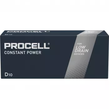 Batteria alcalina D Procell INTENSE POWER 1,5 V – alto carico, confezione da 10