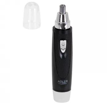 Trimmer di precisione Adler AD 2911 — Trimmer per orecchie e naso, nero, 45 g
