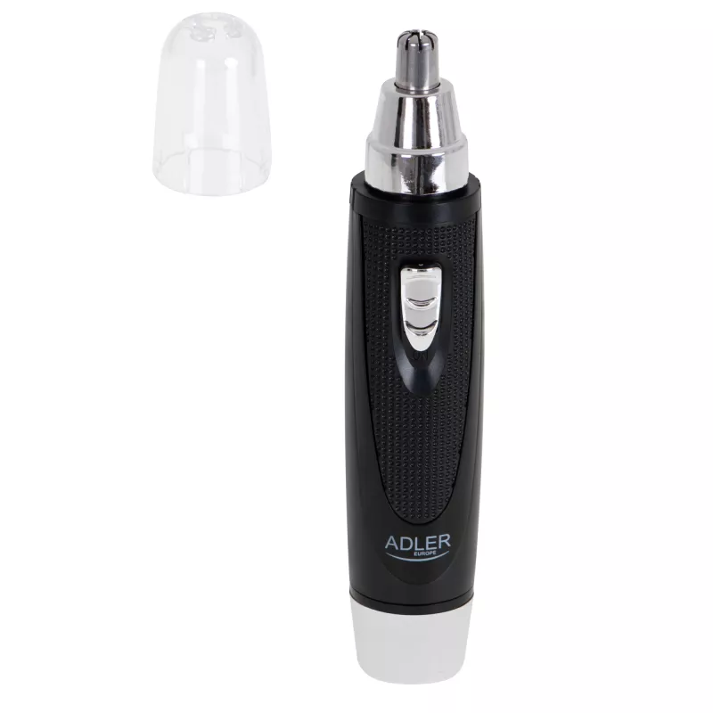Trimmer di precisione Adler AD 2911 — Trimmer per orecchie e naso, nero, 45 g