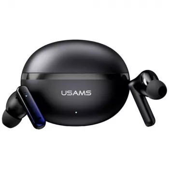 Cuffie Bluetooth Usams TWS E02 ANC+ENC nere