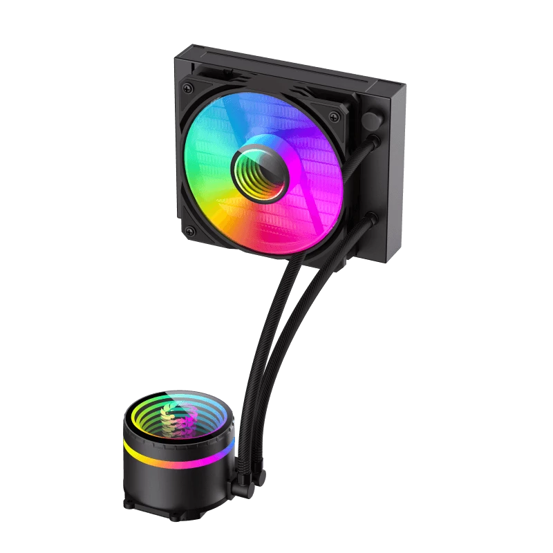 Gamemax | Dissipatore a liquido per CPU | ICEBURG 120 | nero