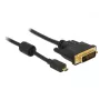 Adattatore per cavo video DeLOCK 83586 Micro-HDMI a DVI-D 2 m nero