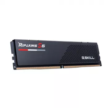 DIMM 32 GB DDR5-6000 (2x 16 GB) Dual-Kit, memoria RAM nera, F5-6000J3238F16GX2-RS5K, Ripjaws S5, INTEL XMP