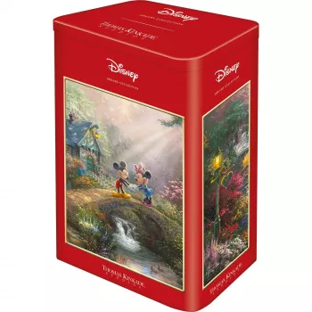 Thomas Kinkade Studios: Mickey & Minnie nella scatola metallica Nostalgia, puzzle 500 pezzi