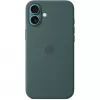 Apple iPhone 16 Plus Custodia in silicone compatibile MagSafe – Verde oceano