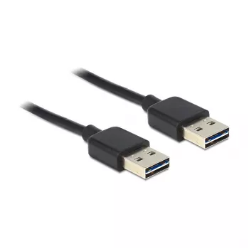 Cavo USB DeLOCK 1 m USB 2.0 A nero